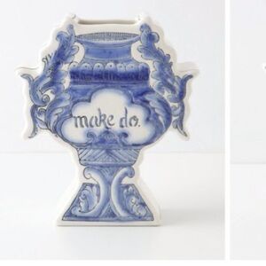 Hatch Blue and White Decorative Vase